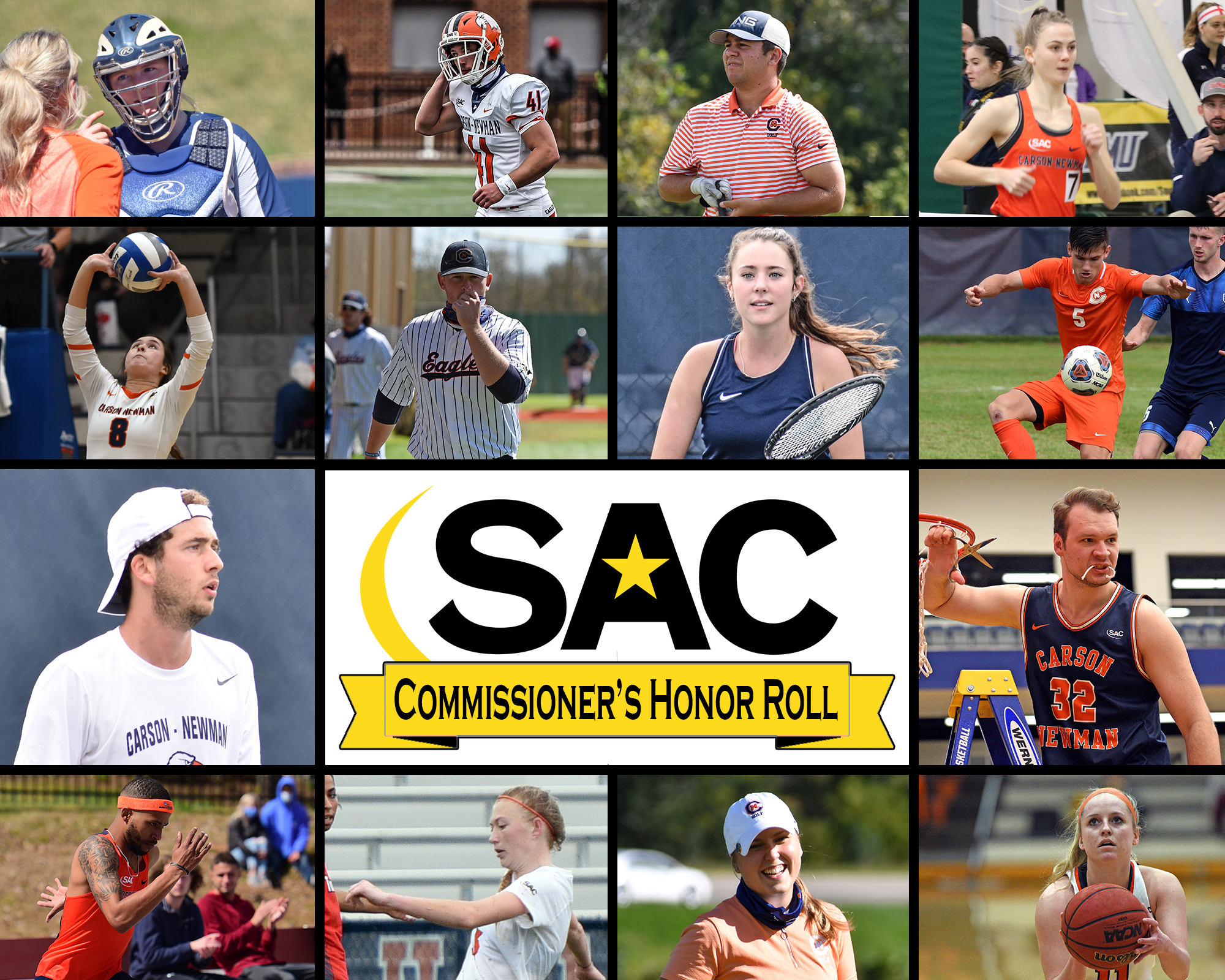 Carson-Newman places record 176 on SAC Commissioner's Honor Roll