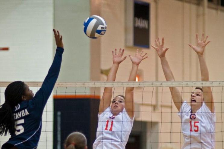 Lady Eagles fall to top seed Wingate, 3-0, in SAC Tournament semifinals
