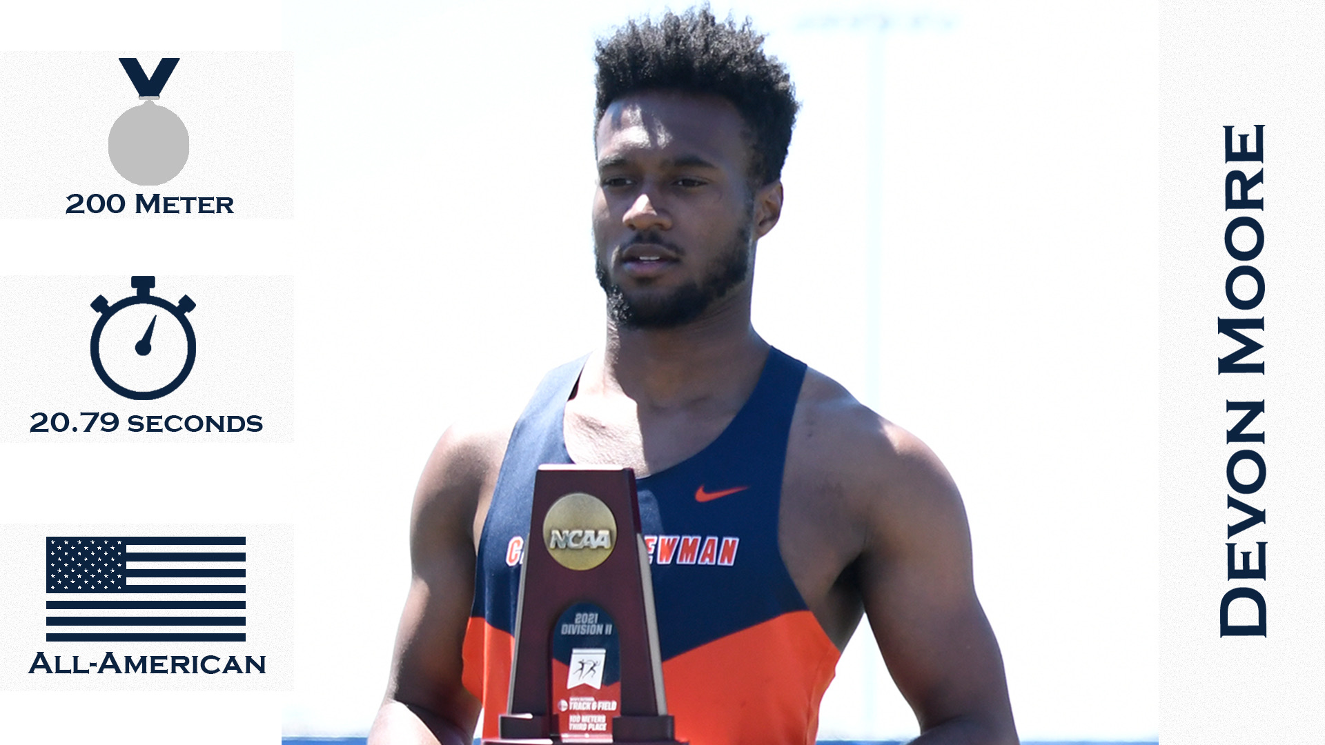 Moore wraps up season with pair of medals at NCAA Outdoor Championships