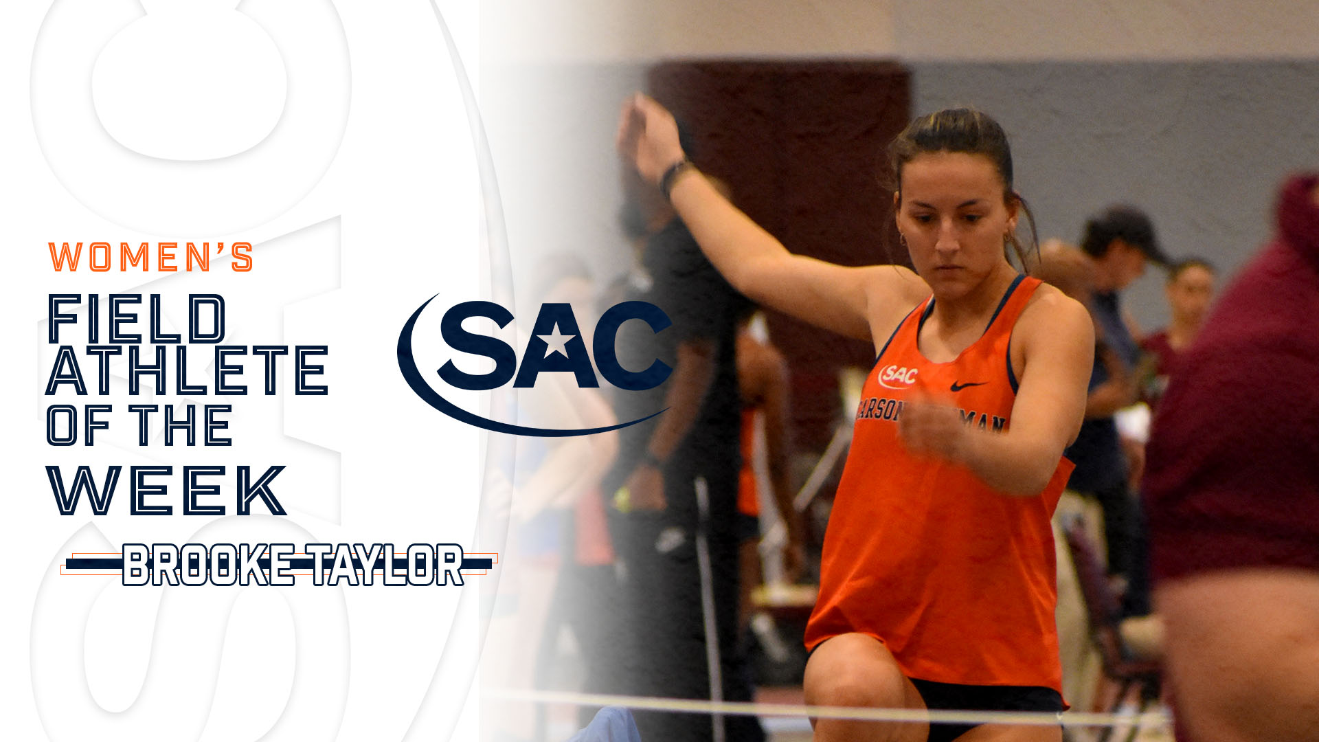 Taylor earns SAC WePlayed Sports Women's Outdoor Field Athlete of the Week