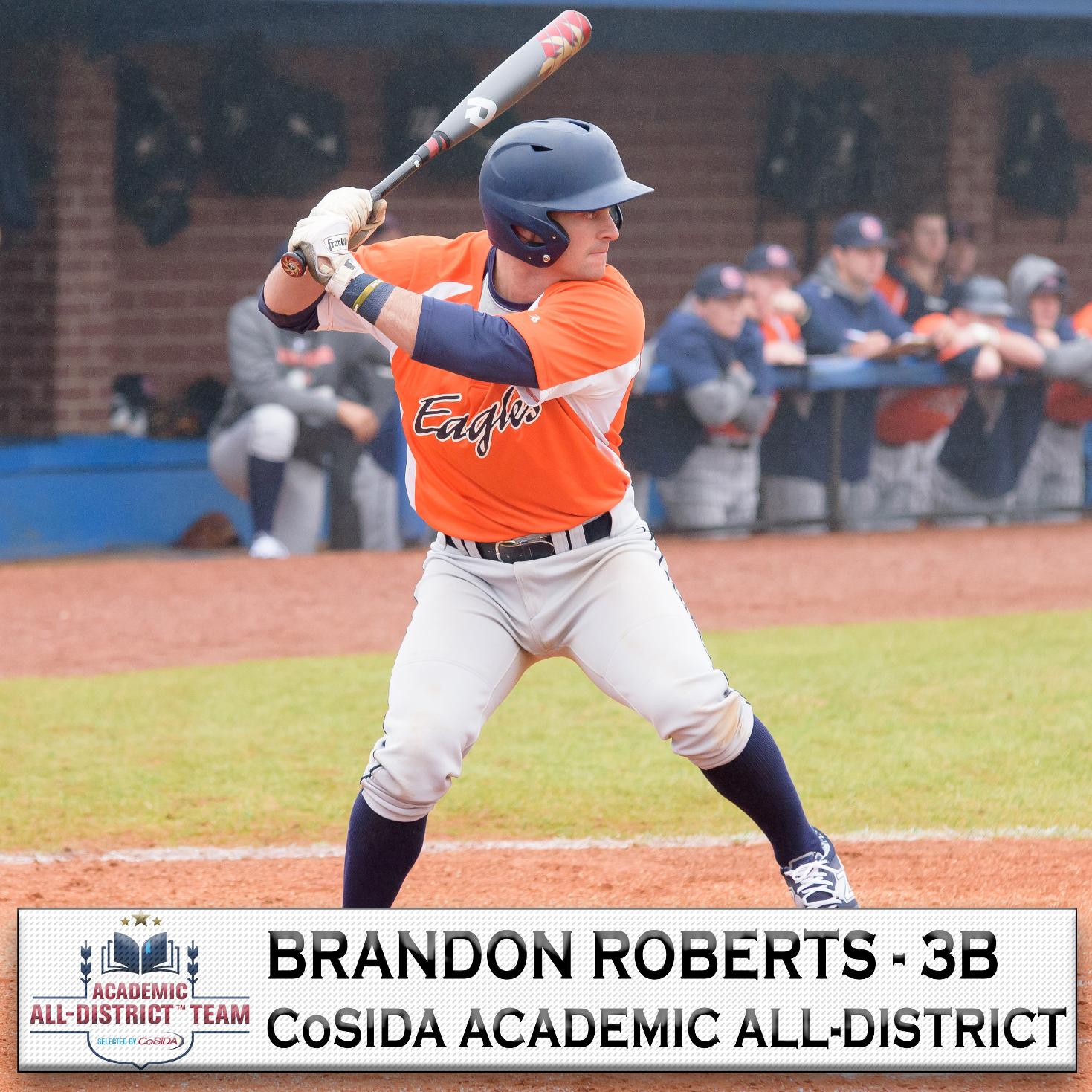 Roberts named baseball’s second CoSIDA Academic All-District student-athlete