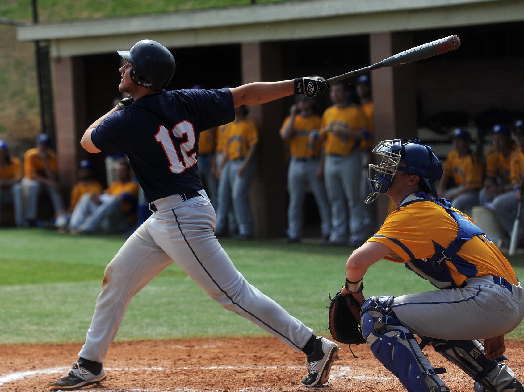 Bats bust out in game two for Eagles in series finale at Wingate