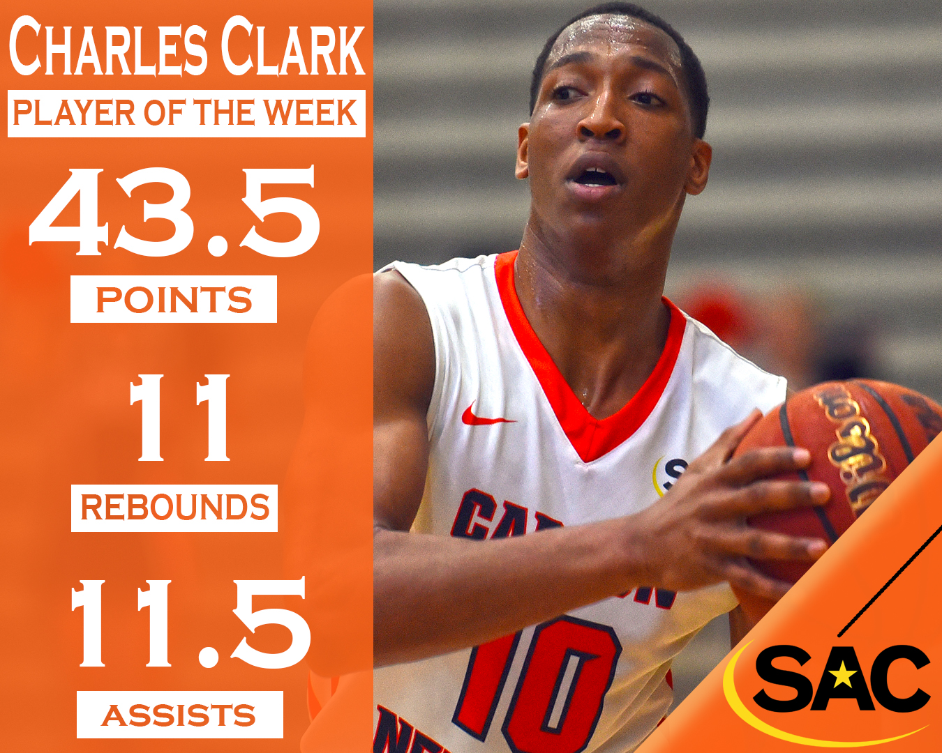 Clark’s prodigious week garners AstroTurf South  Atlantic Conference Player of the Week honors
