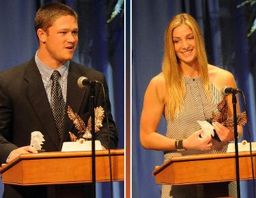 Hibbett and Harper named Male and Female Athletes of the Year at second annual Frosty Awards