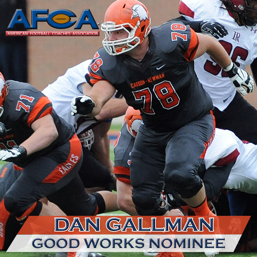 Gallman named nominee for 25th Anniversary Allstate AFCA Good Works Team®