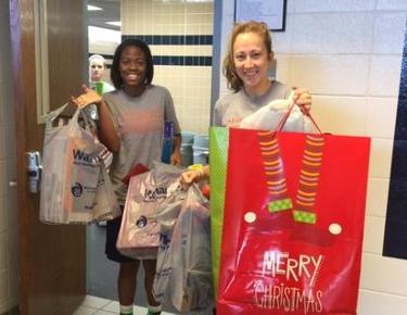 Carson-Newman athletics participates in Christmas in Jefferson County and Angel Tree program