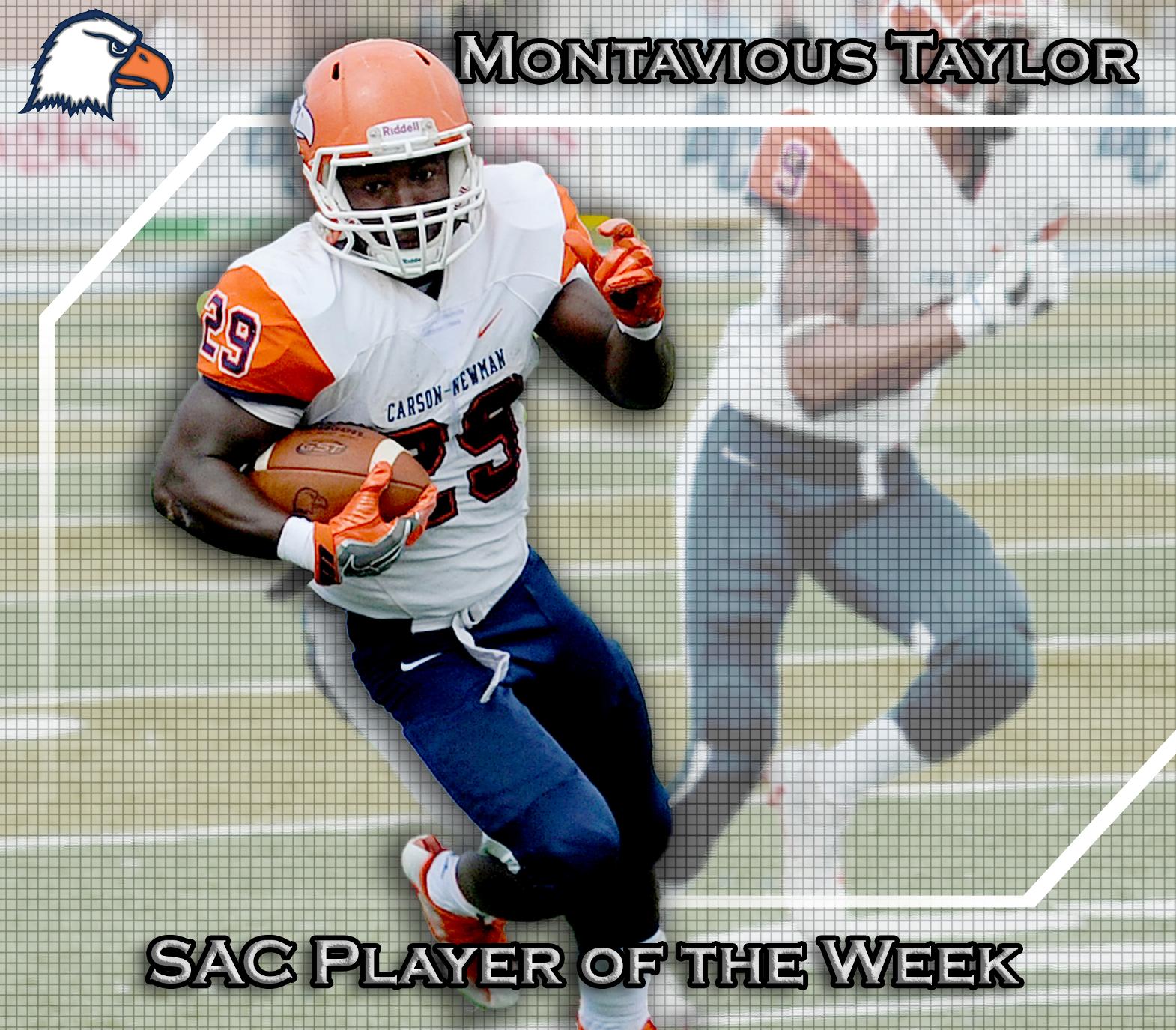 Taylor nabs first career SAC Player of the Week plaudit