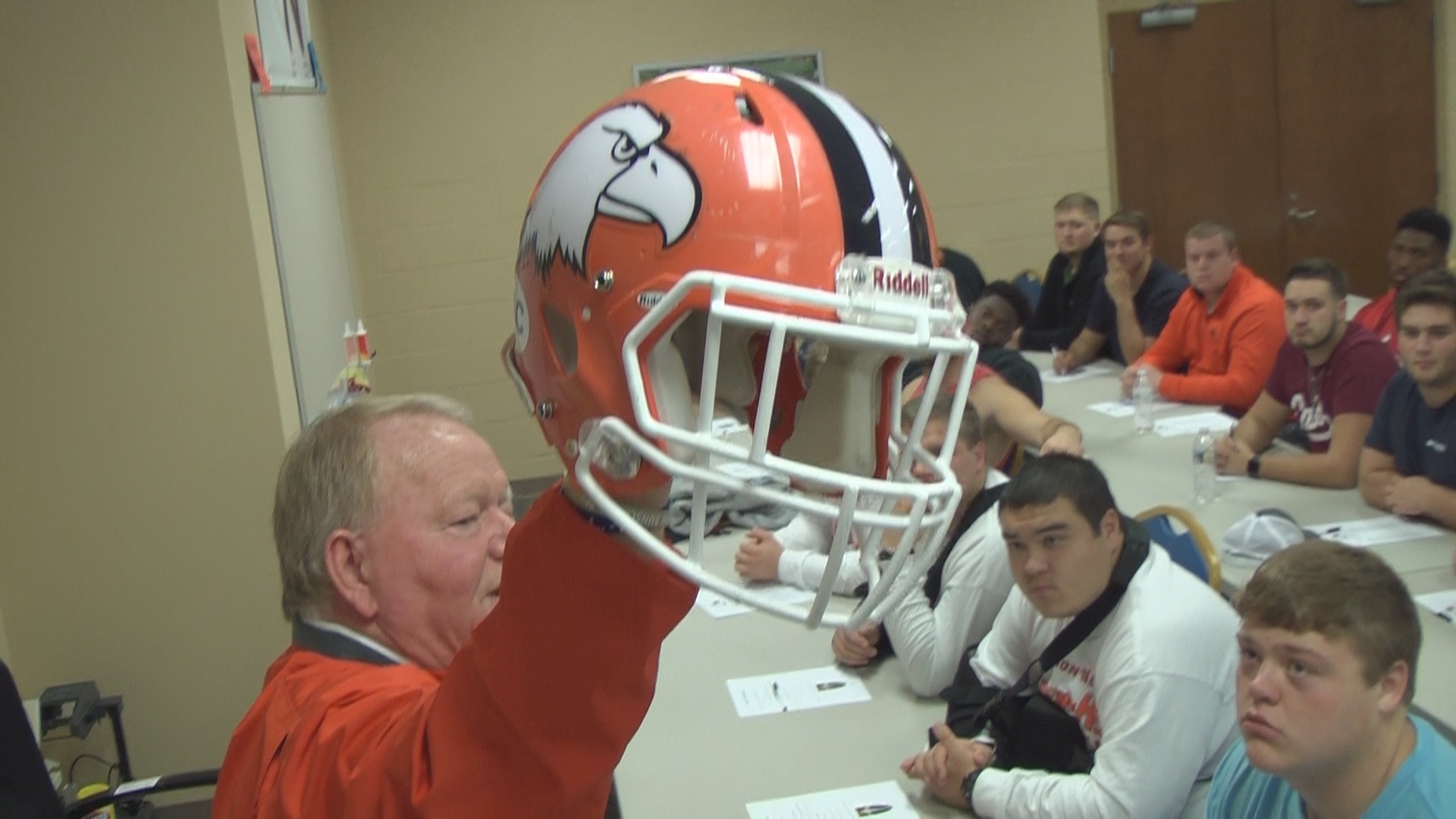 The stripe returns for Carson-Newman football, Turner unveils new helmets for 2017