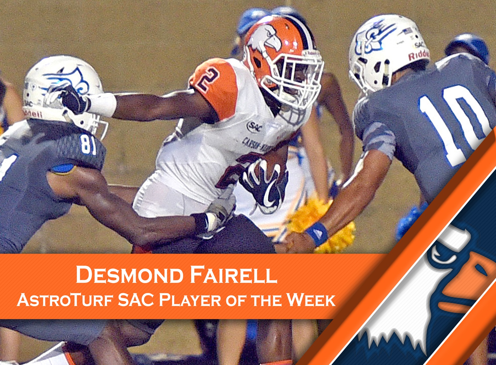 Fairell rips his way to AstroTurf South Atlantic Conference Defensive Player of the Week honor