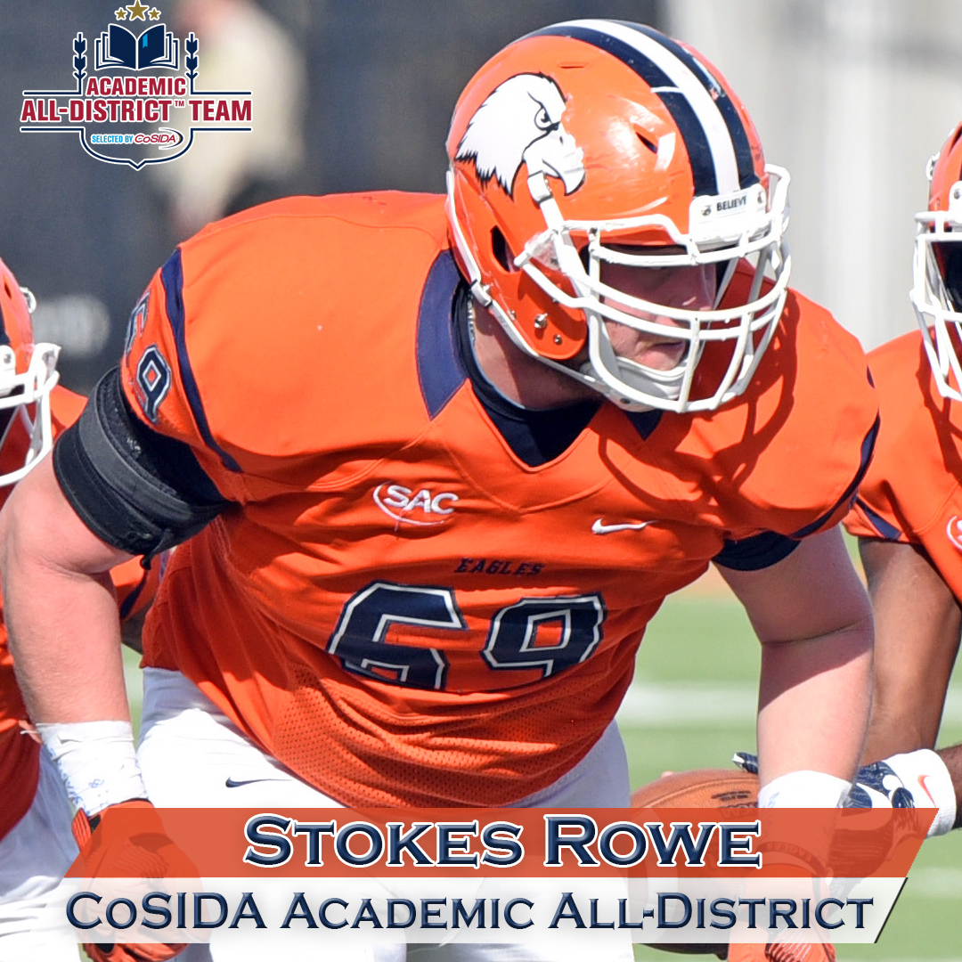 Doff your mortar boards, three Eagles lock up CoSIDA Academic All-District honors