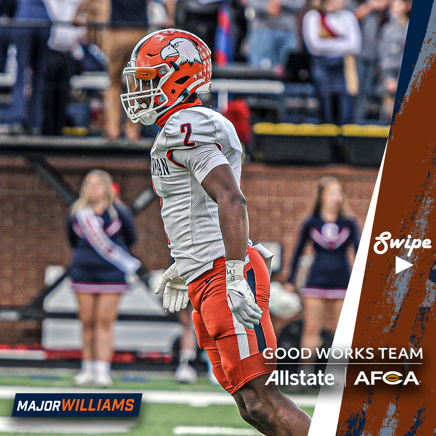 Williams, Clowney nominated for Allstate AFCA Good Works Team