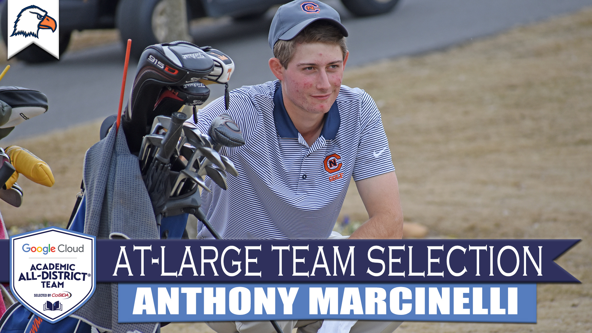 Marcinelli honored as Academic All-District At-Large selection