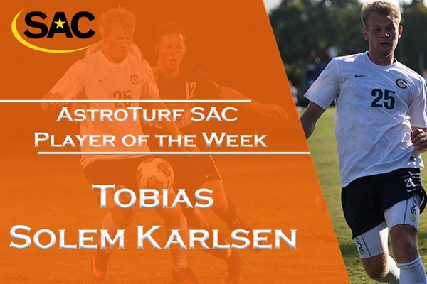 Karlsen receives second SAC Player of the Week accolade
