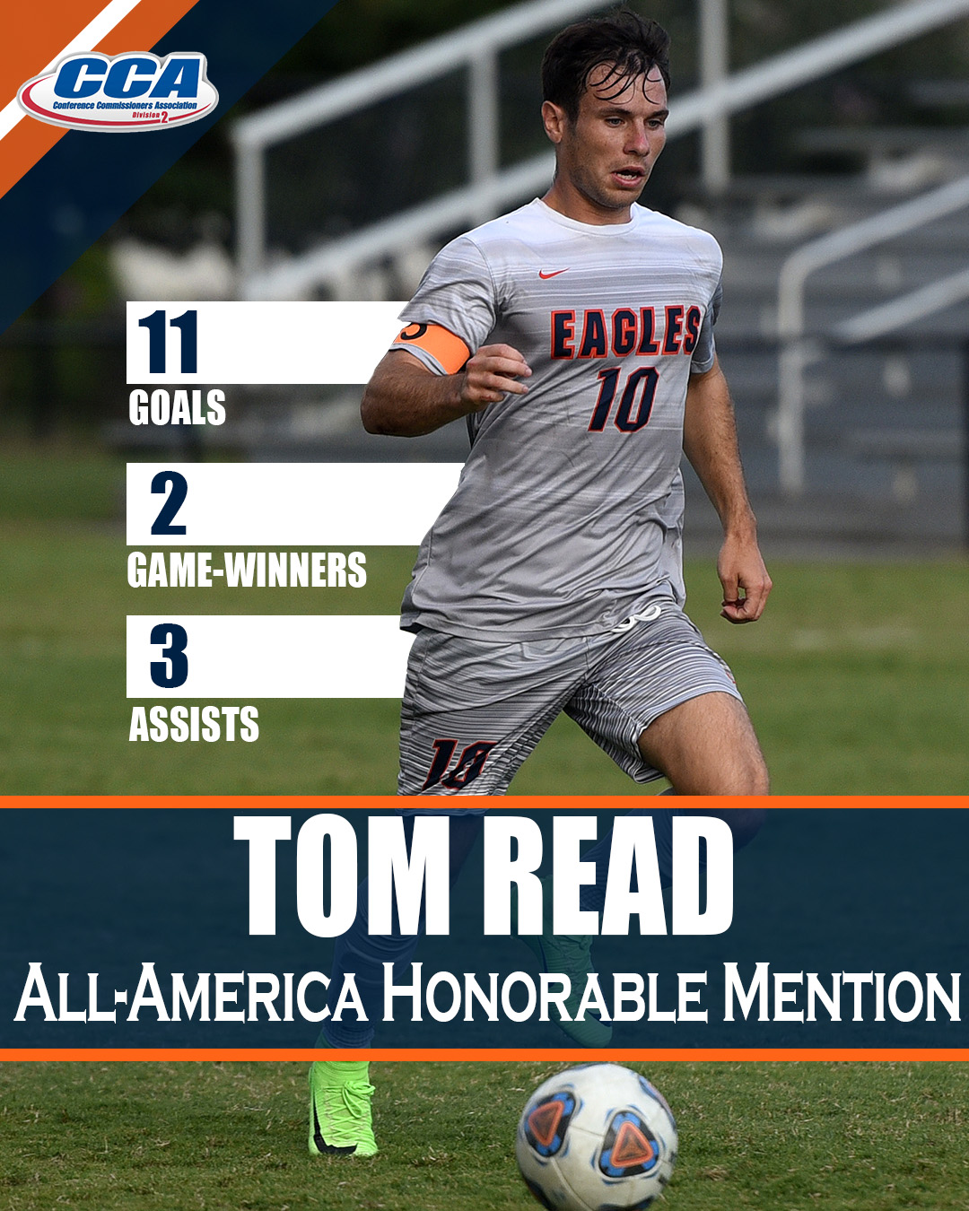 Read picks up D2CCA All-America Honorable Mention
