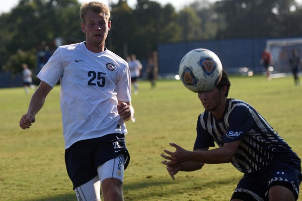 Karlsen hat trick pushes No. 25 Eagles to 3-0 win