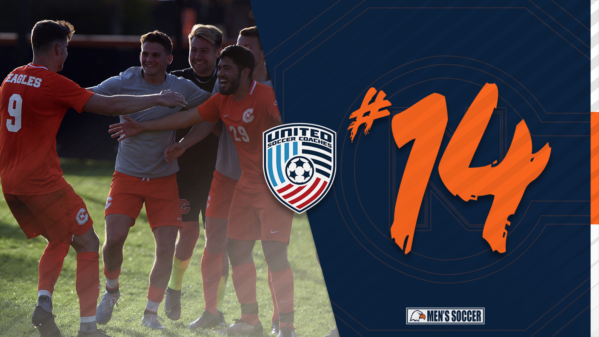 Eagles break into United Soccer Coaches ranking at No. 14