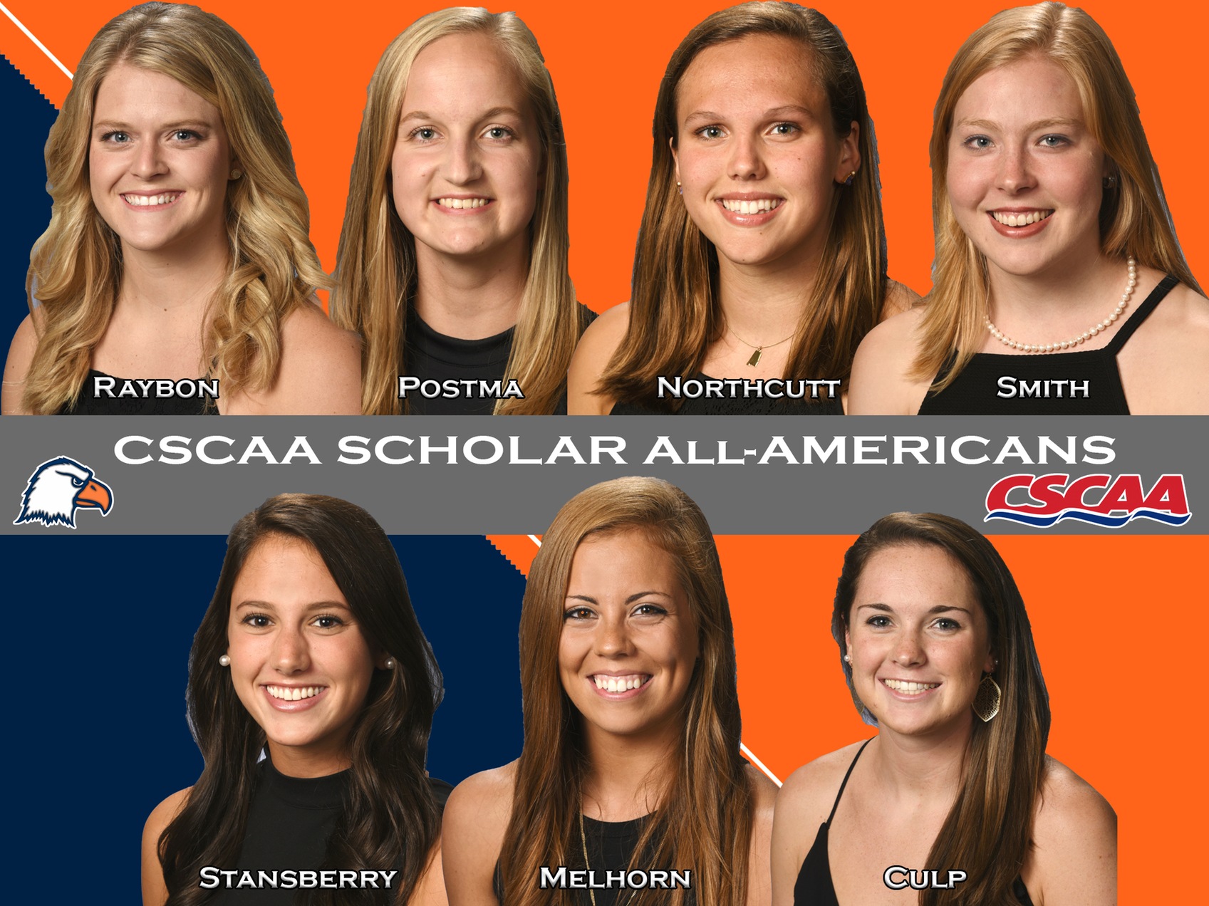 School record seven women's swimmers haul in CSCAA Scholar All-America honors