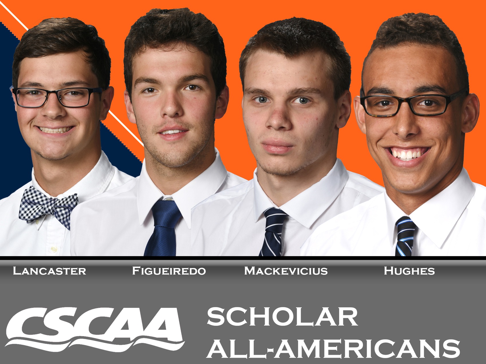 Four Men's Swimmers garner Scholar All-America Status from CSCAA