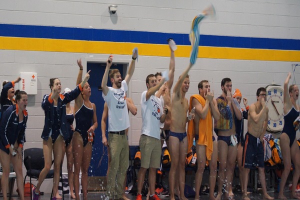 C-N men's swim team wins 10 of 11 events, both men and women teams earn first-place finishes