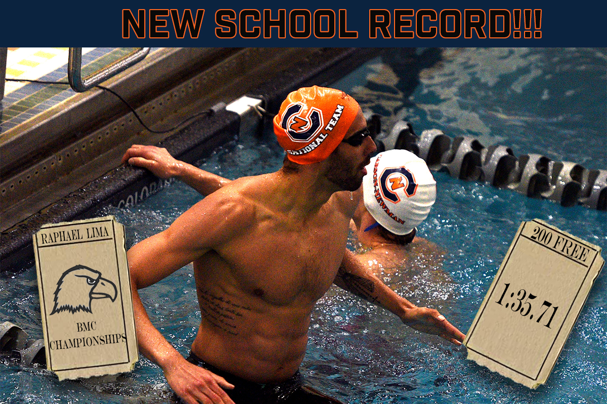 Pair of school records highlight night 2 of BMC Championships for Eagles