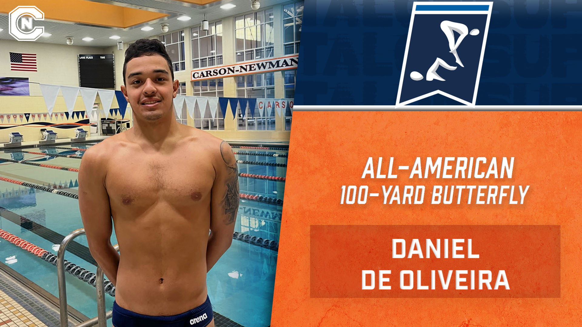 De Oliveira earns All-American honors in 100 fly