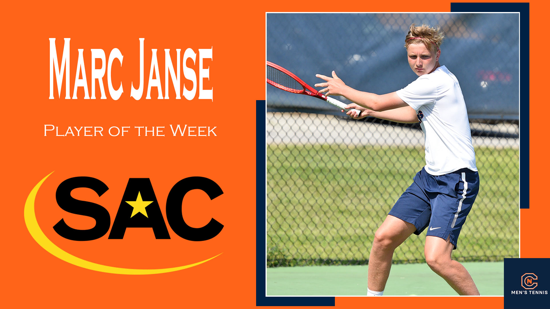 Janse collects SAC Player of the Week laurels