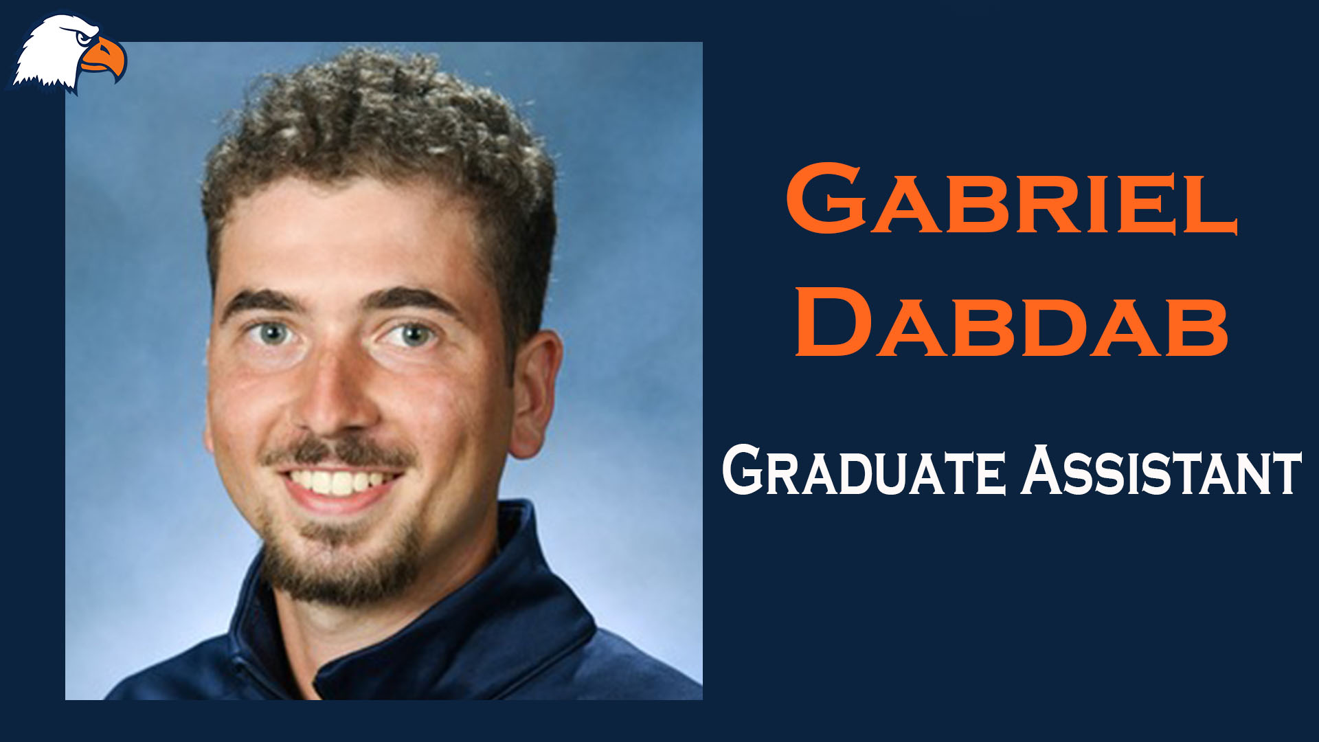 Gabriel Dabdab joins Frederick's staff as Graduate Assistant