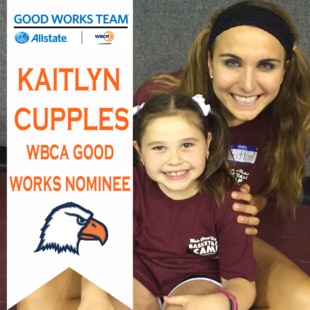 Cupples earns nomination for Allstate WBCA Good Works Team