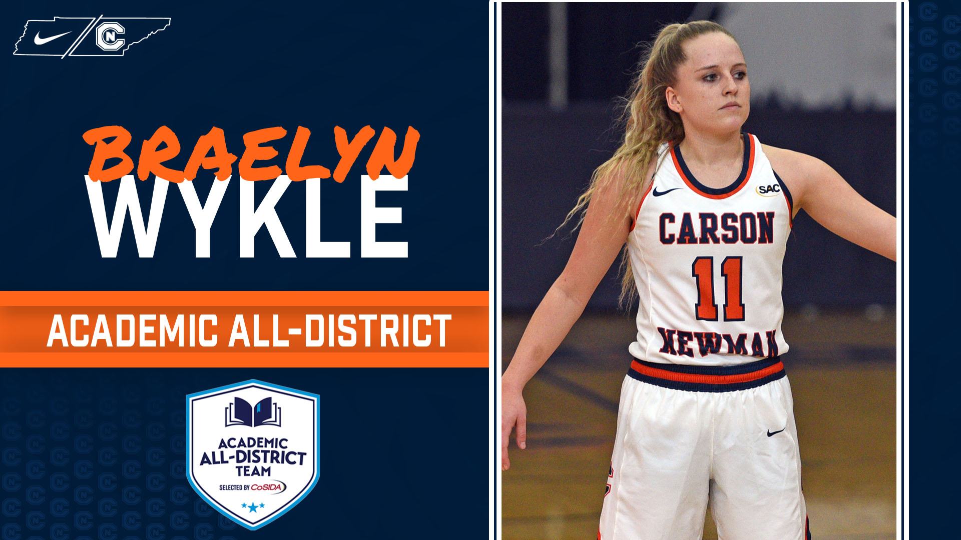 Wykle repeats on CoSIDA Academic All-District team