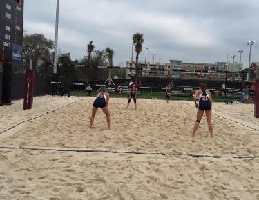 Eagles fall just shy against Cougars in CofC Sand Classic