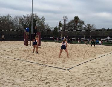 Eagles close out first weekend of sand with losses to top-10 teams