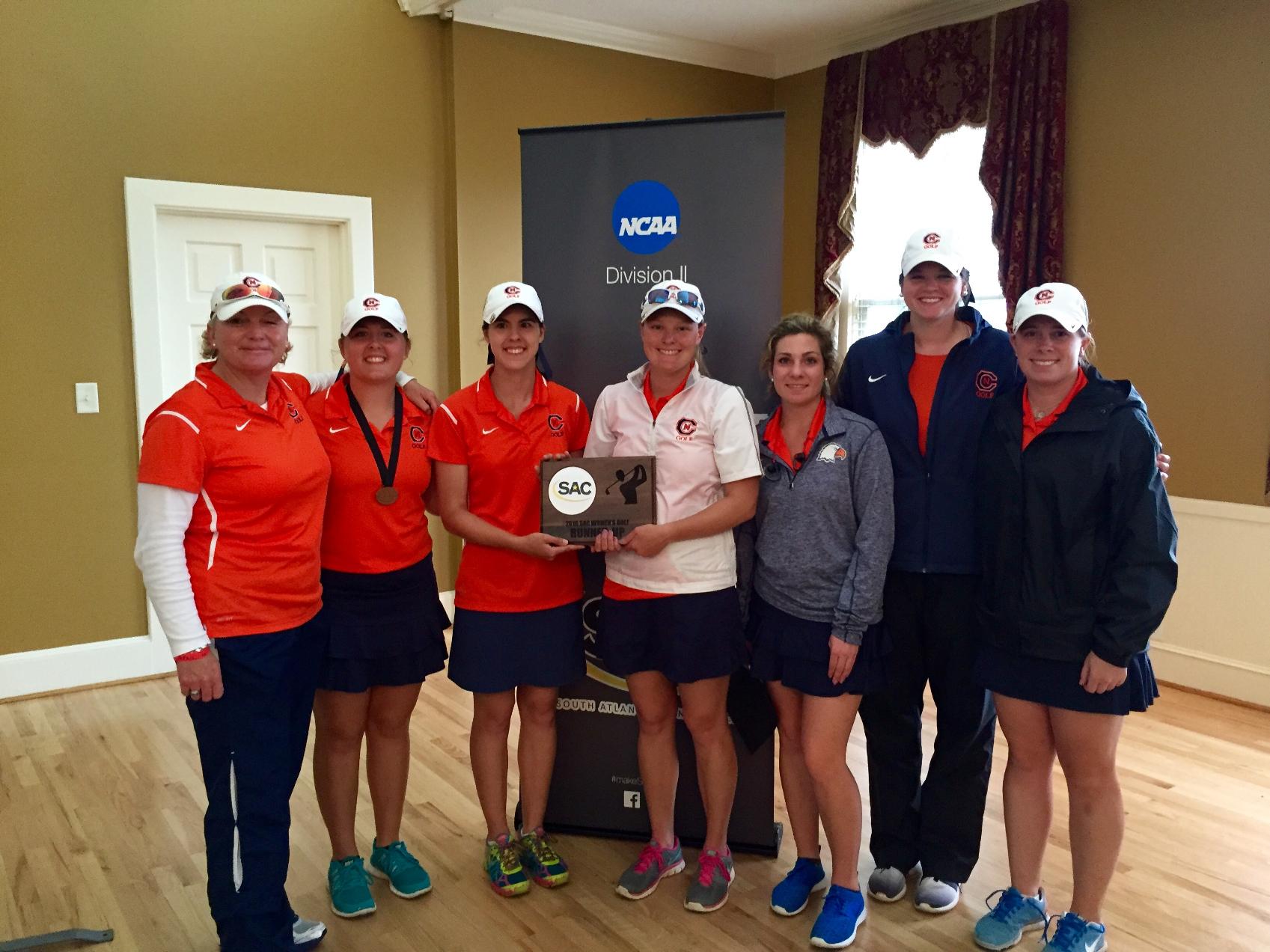 Eagles finish second at 2016 SAC Women’s Golf Championships
