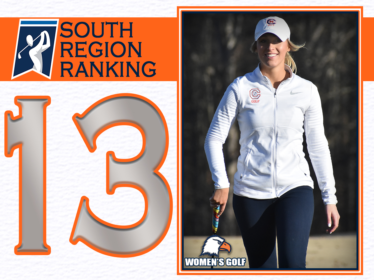 No. 24/25 Eagles debut at 13th in the NCAA South Regional Rankings