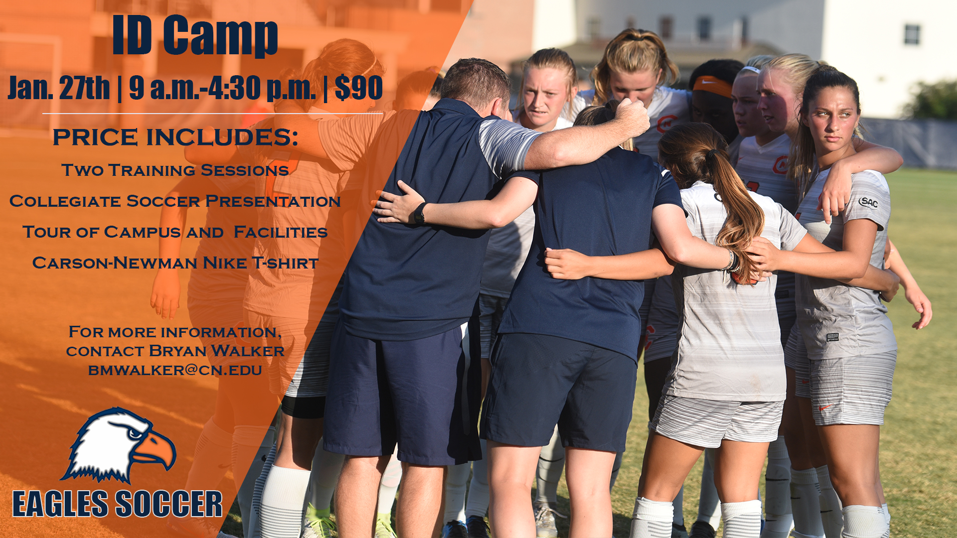 Women's soccer to host ID Camp