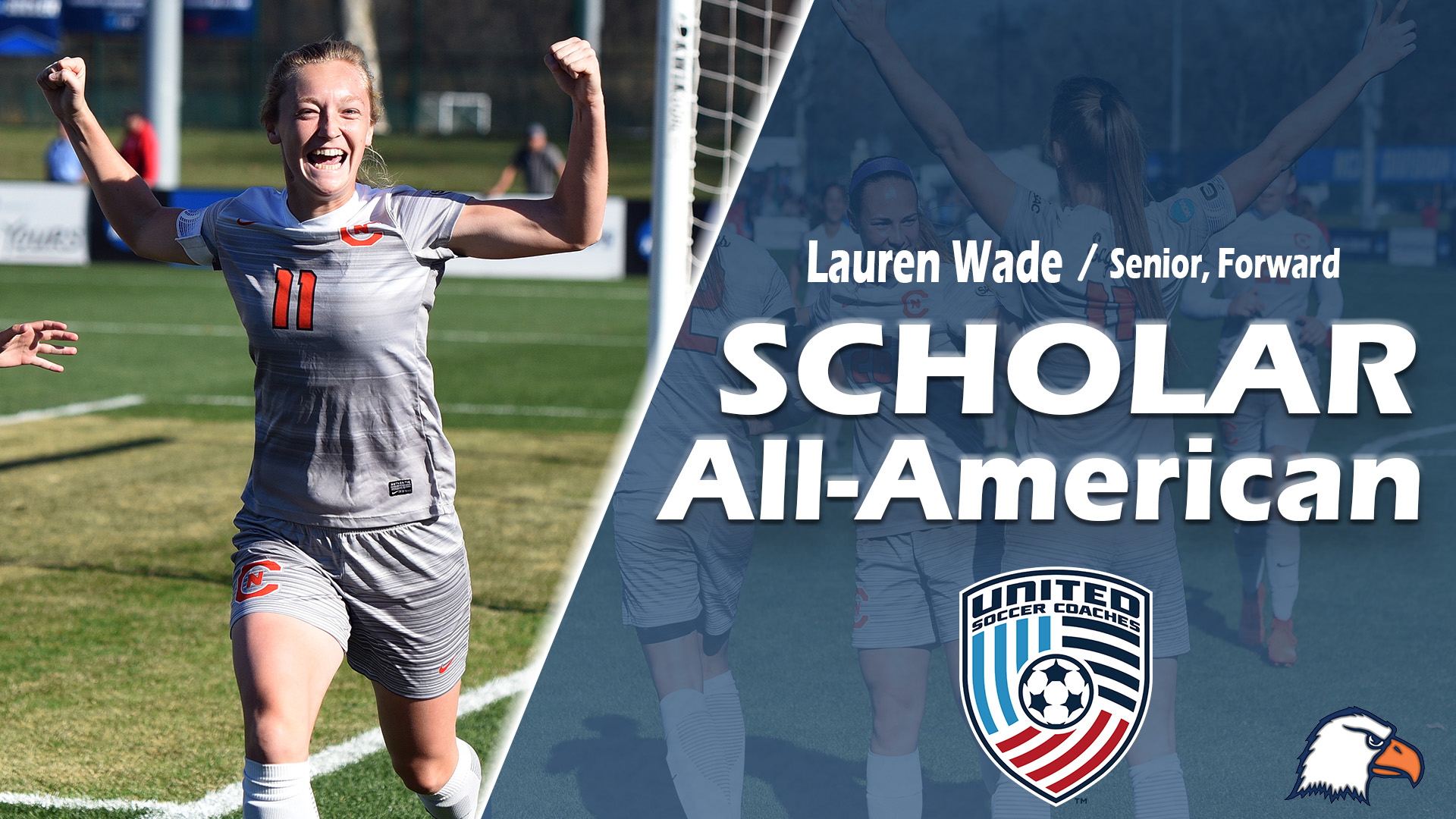 Eagles claim three spots on USC Scholar All-American teams, Wade named Player of the Year