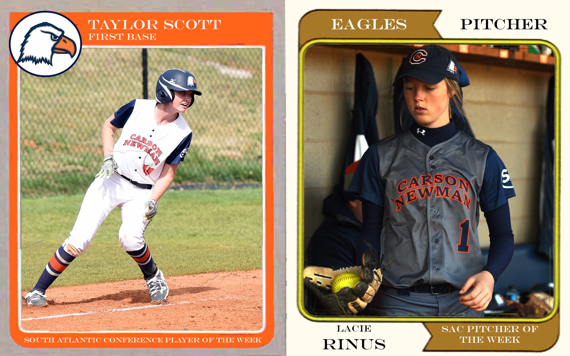 Rinus, Scott sweep weekly honors from South Atlantic Conference