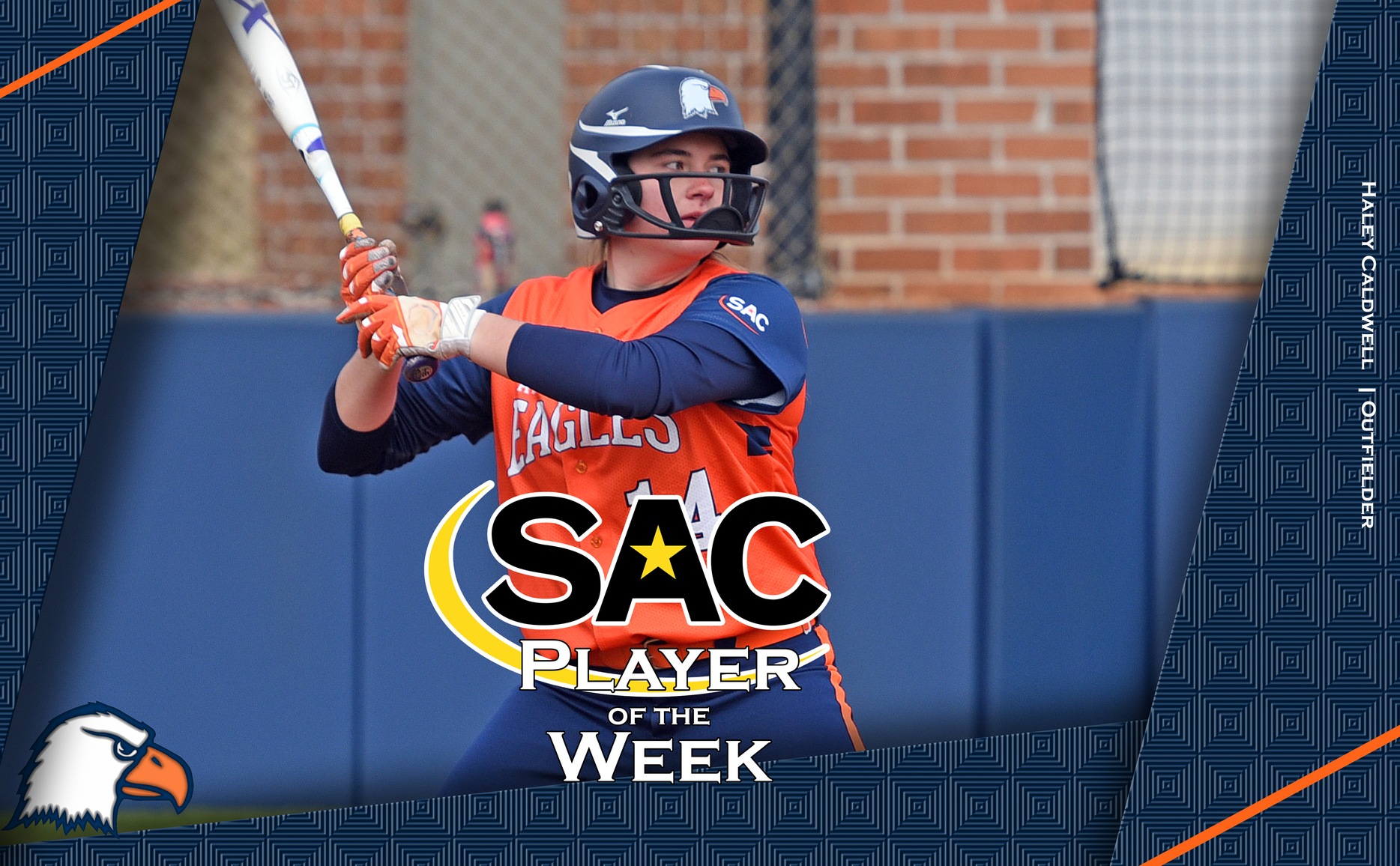 Caldwell nets AstroTurf SAC Player of the Week accolade
