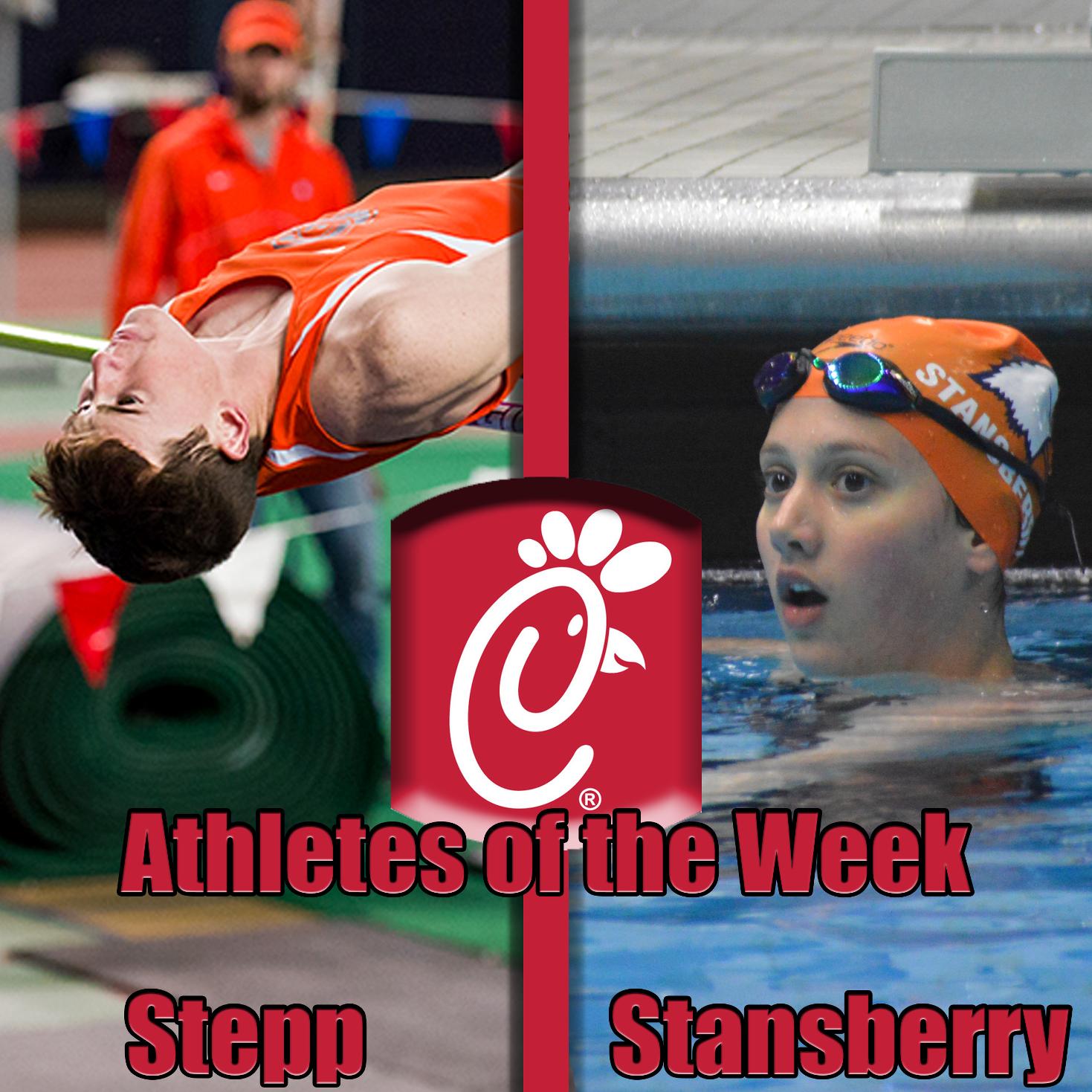 Stepp, Stansberry grab Chick-Fil-A Athlete of the Week honors
