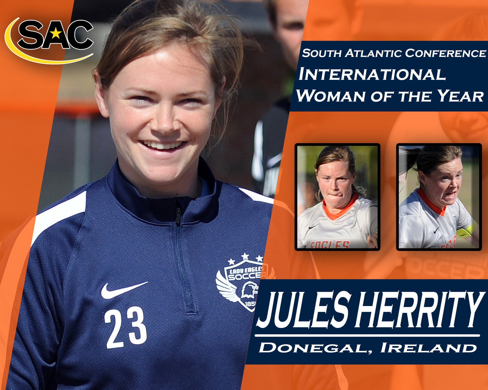 Herrity named International South Atlantic Conference Woman of the Year