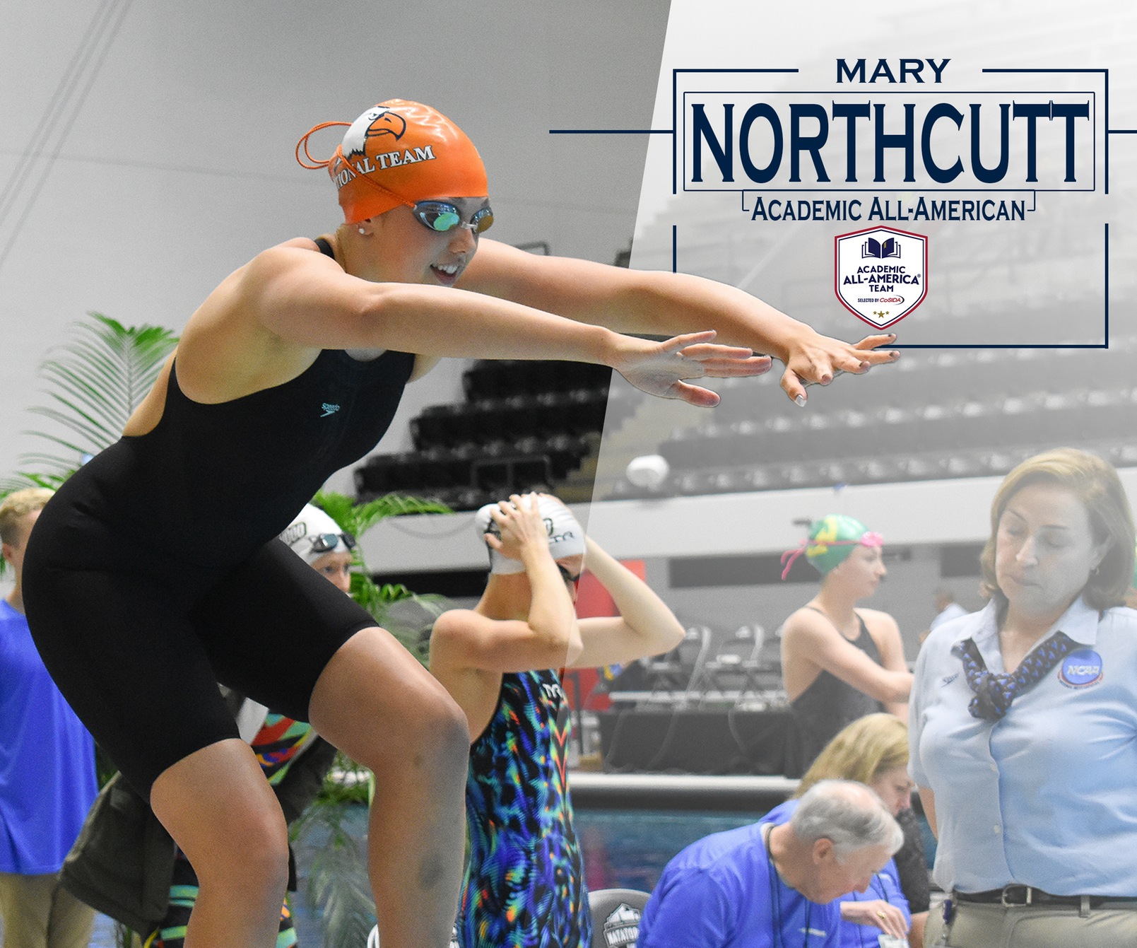 Northcutt Named to CoSIDA Academic All-America Team for Record Third Time