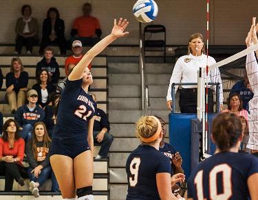 Victories over Division I teams highlight volleyball's spring