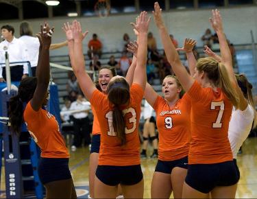 Volleyball impresses in two wins on opening day of 2013