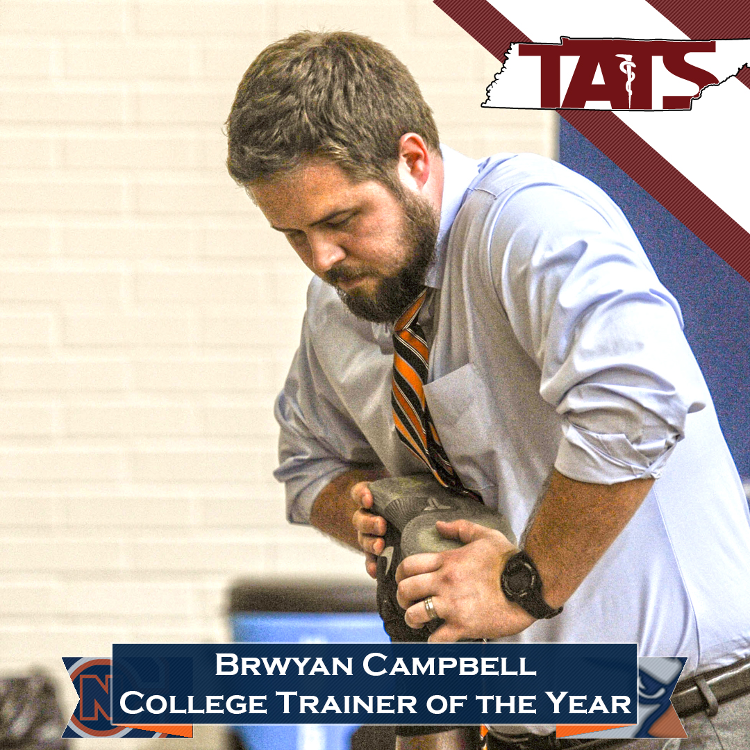 Campbell named TATS Eugene Smith/Mickey O’Brien College Athletic Trainer of the Year