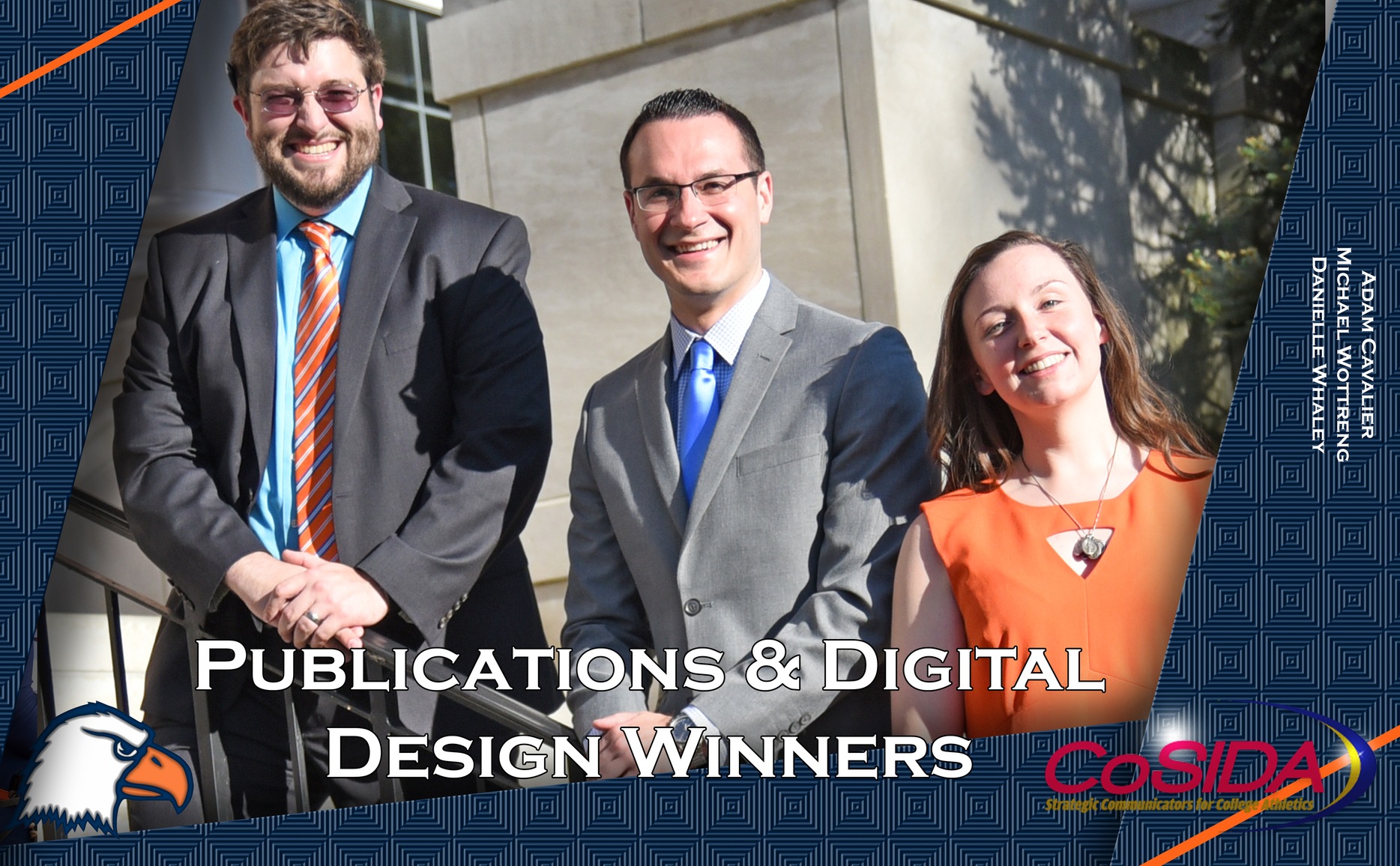 Athletic Communications team hauls in four awards in CoSIDA Publications and Digital Design Contest