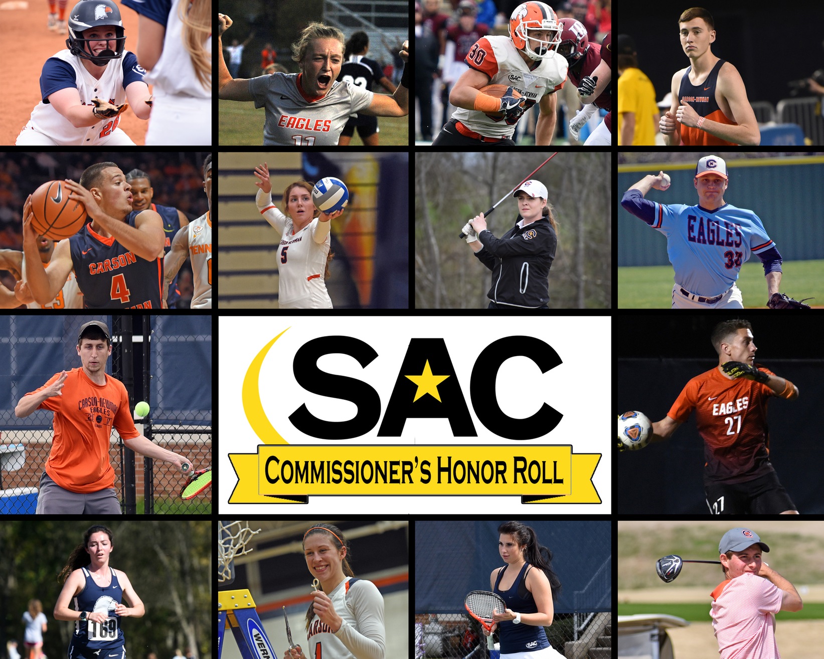 Record-setting number of student athletes named to SAC Commissioner's Honor Roll
