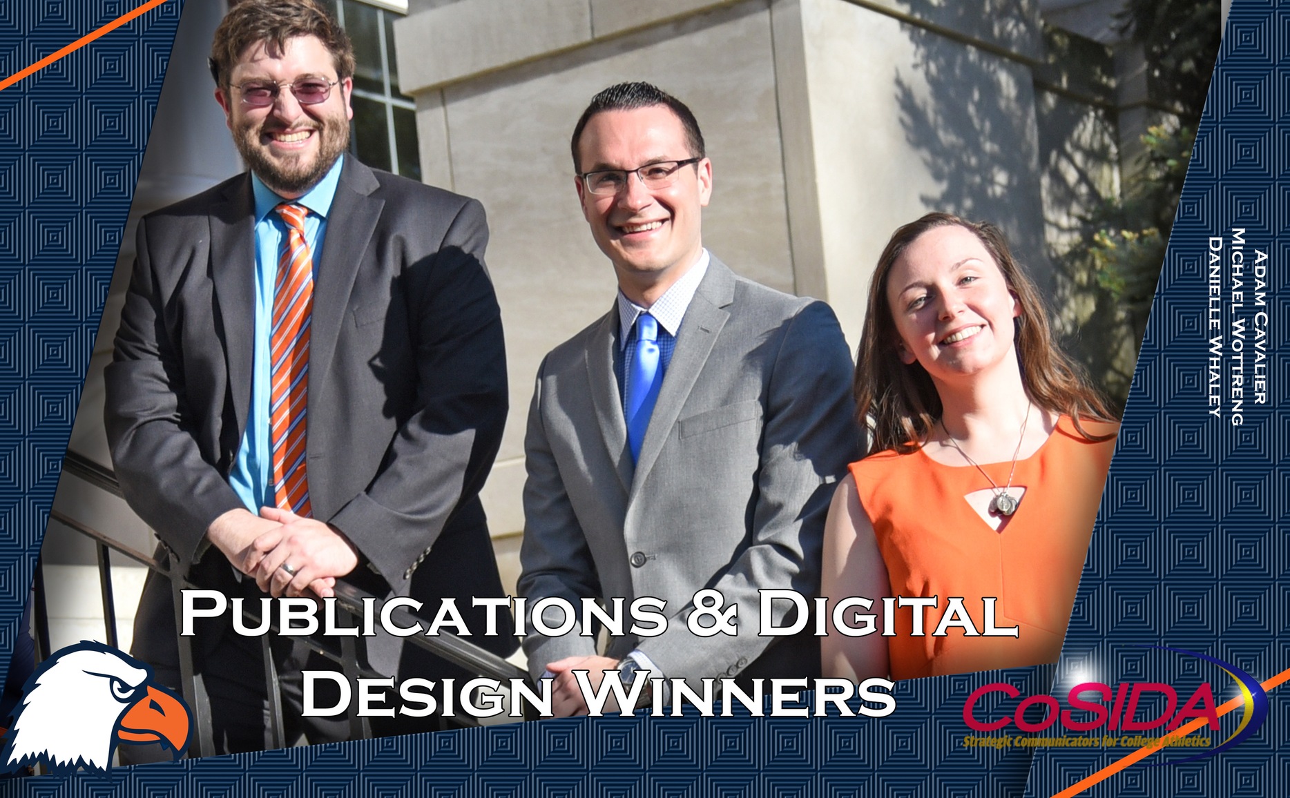 Athletic Communications team hauls in five awards in CoSIDA Publications and Digital Design Contest