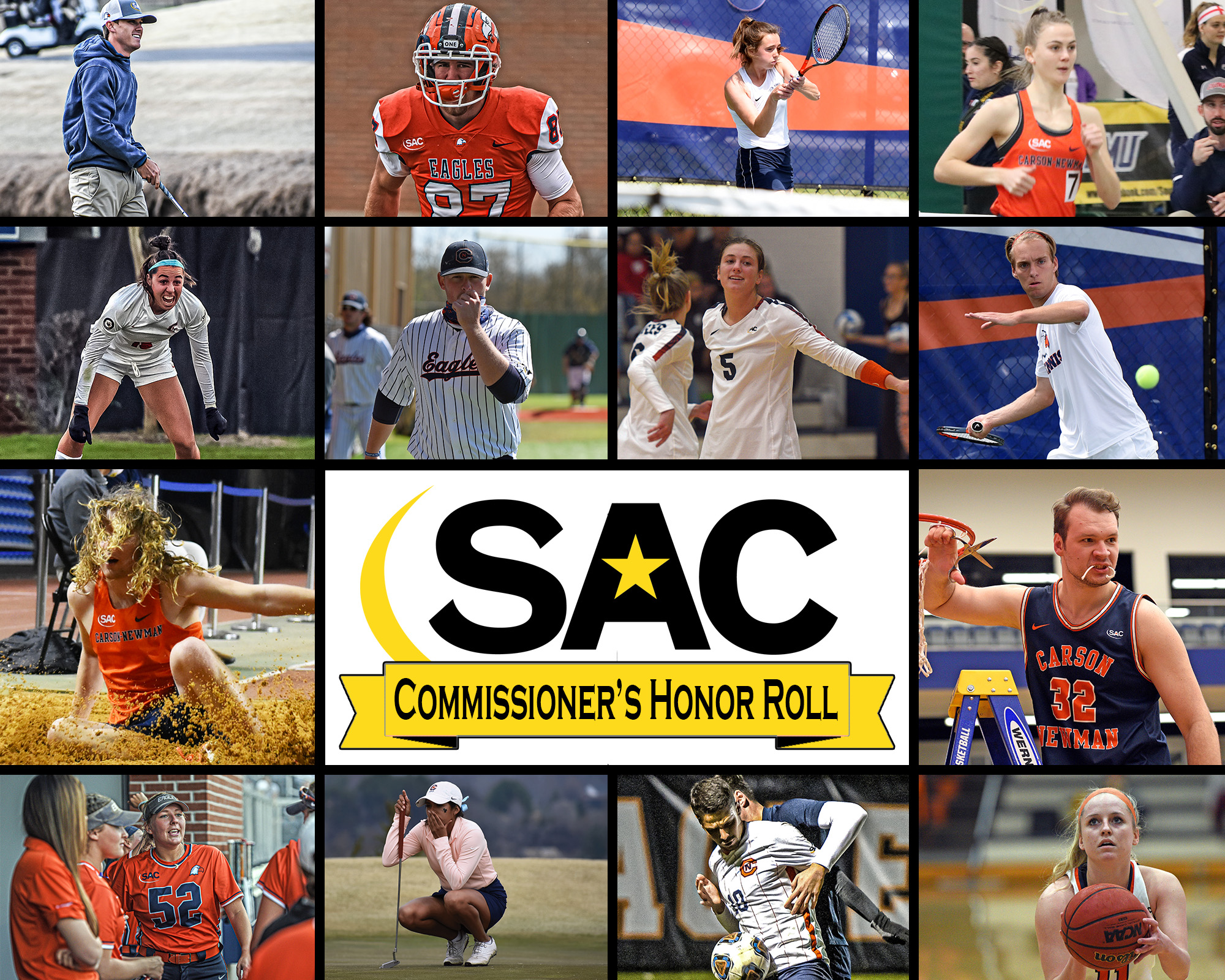 Carson-Newman places school record 197 on SAC Commissioner's Honor Roll