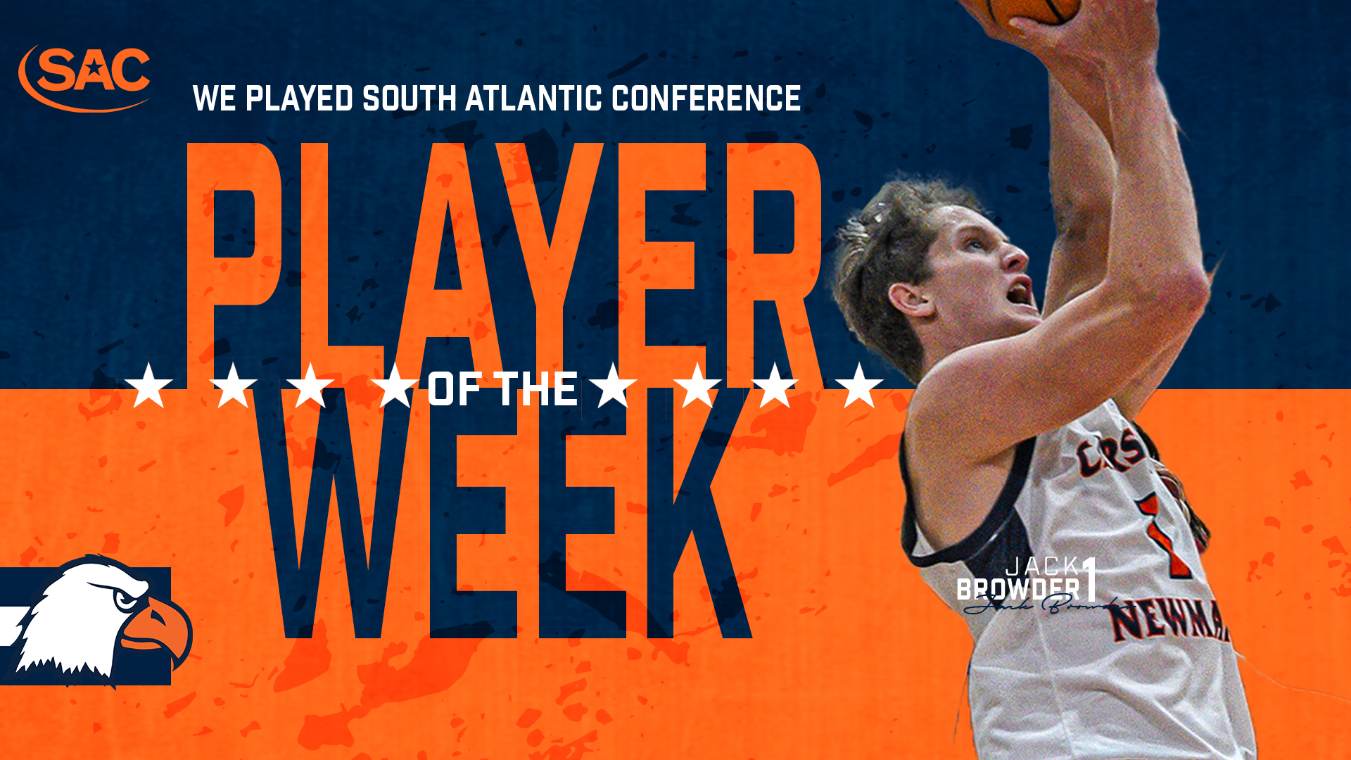 Browder nets third SAC Player of the Week honor