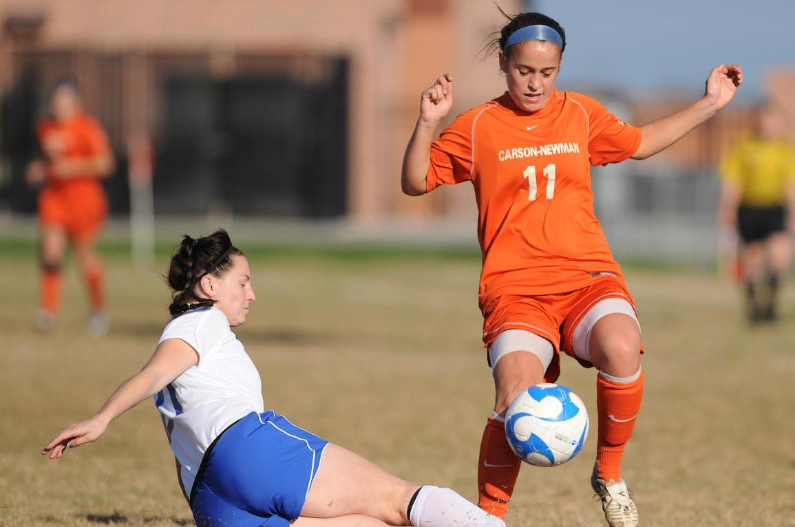 Lady Eagles Fall to Pfeiffer in Double Overtime, 2-1