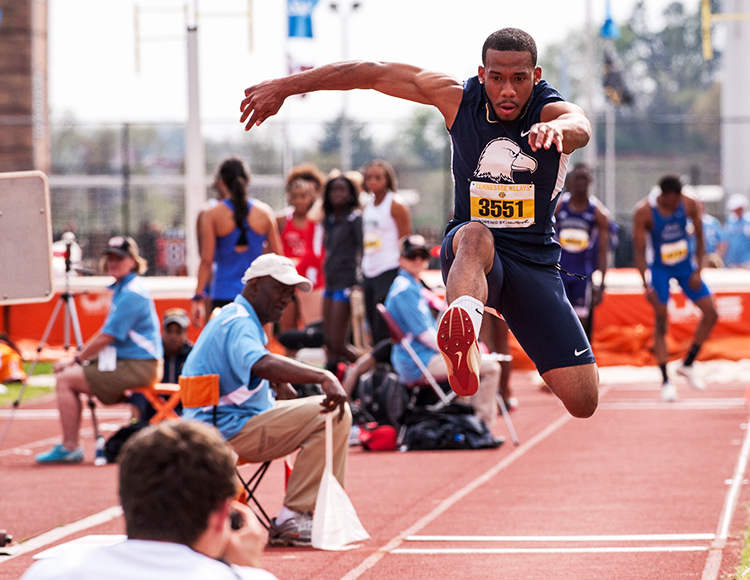 Eagle jumpers shine during day one of SAC championship meet